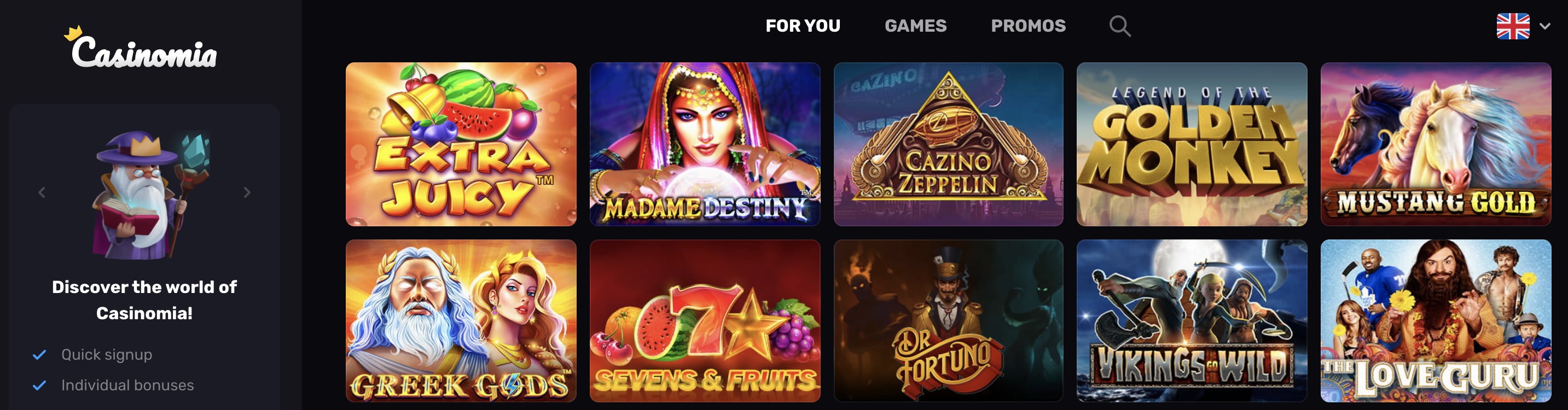CasinomiaGames